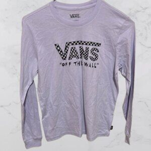 Vans Purple Long Sleeve Tee Youth Medium (10/12)